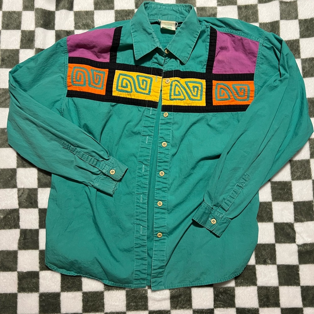 Colorful Geometric Vintage My Name is Panama